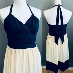 Jones NY Tie Halter Dress